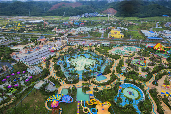 The theme park at Dalian Wanda’s new Xishuangbanna resort.--Courtesy Photo