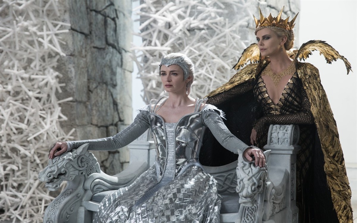 Popular fashion icons Charlize Theron and Emily Blunt couldn’t save The Huntsman from a chilly opening weekend in China. (Courtesy Mtime) 