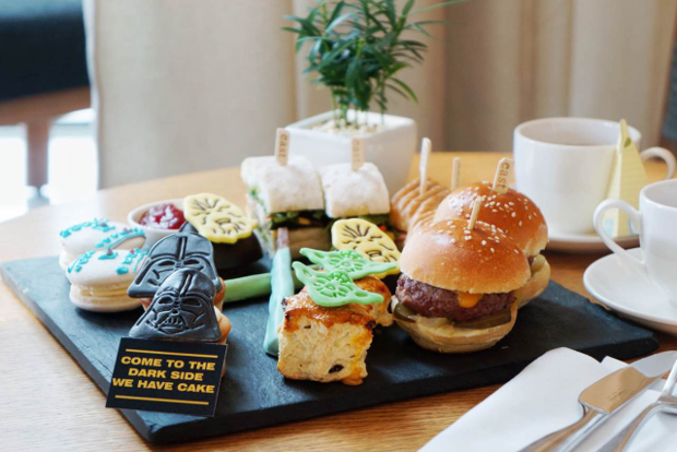 The Star Wars-themed Imperial Afternoon Tea at Beijing's EAST Hotel. (Courtesy Photo)