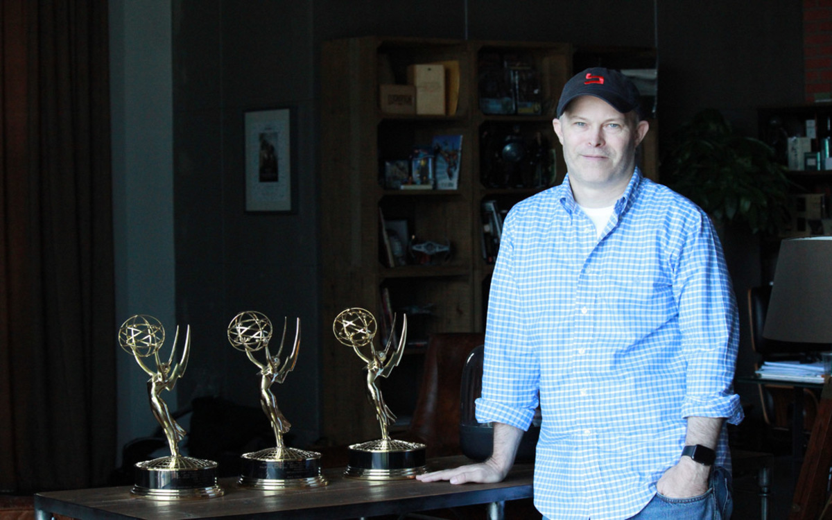 Christopher Bremble, CEO of Oscar-nominated Base FX, the Beijing-based special effects company he founded in 2006 and led to winning Emmys in 2010, 2011, and 2014. 